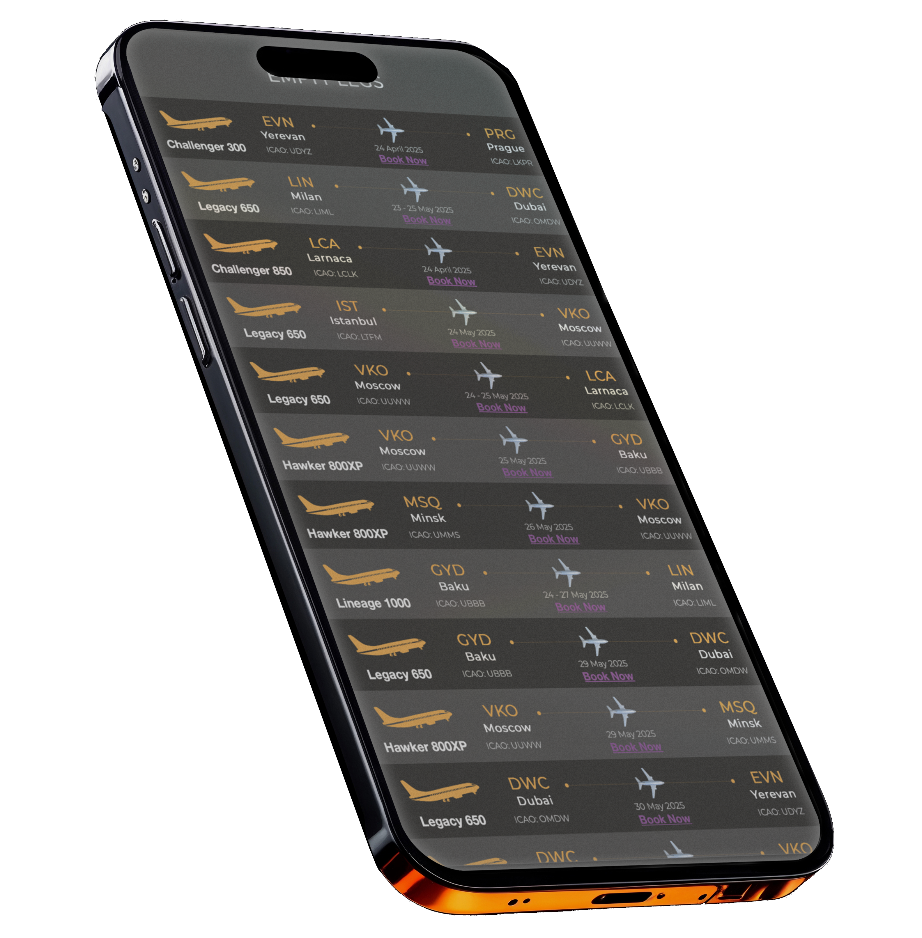 Sample Aircraft Availability Email